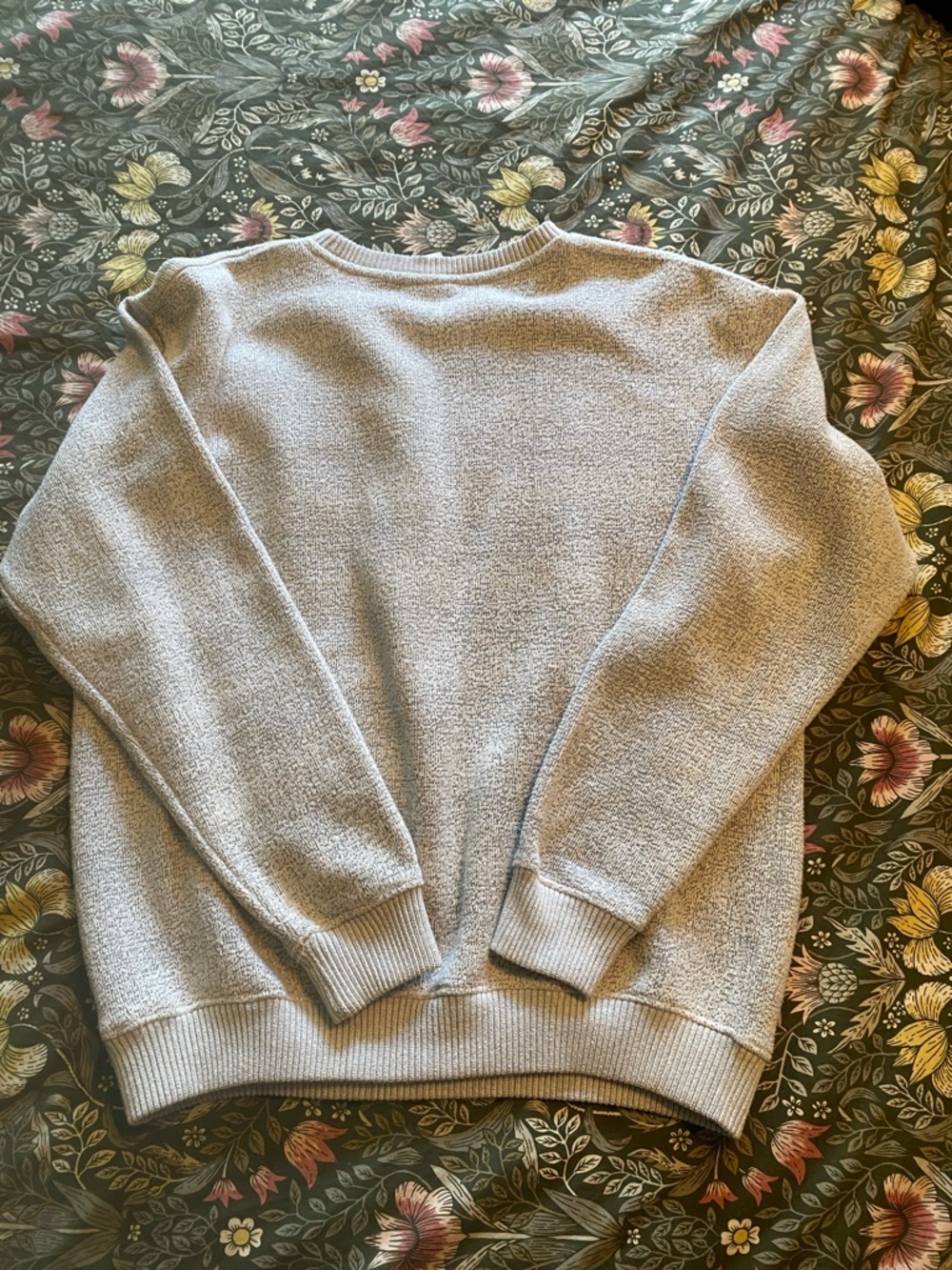 Cozy Gray 'Be Kind' Crewneck Sweater - Multicolor Lettering - Picture 2 of 4